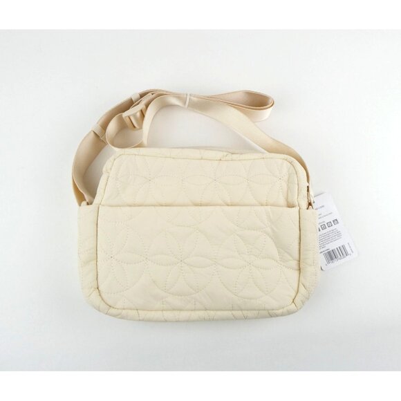 Gaiam Cream Quilted Crossbody Bag NWT - Picture 7 of 14